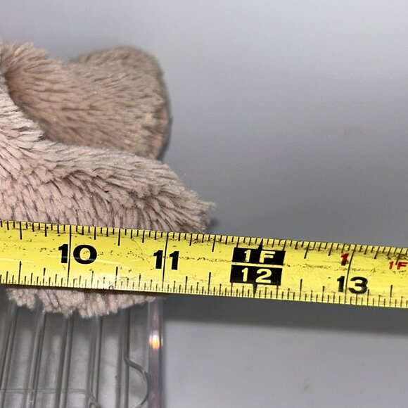 Jellycat Bashful Bunny Gray Fur Plush White Tail Fresh and Clean 11" Tall - Picture 12 of 13